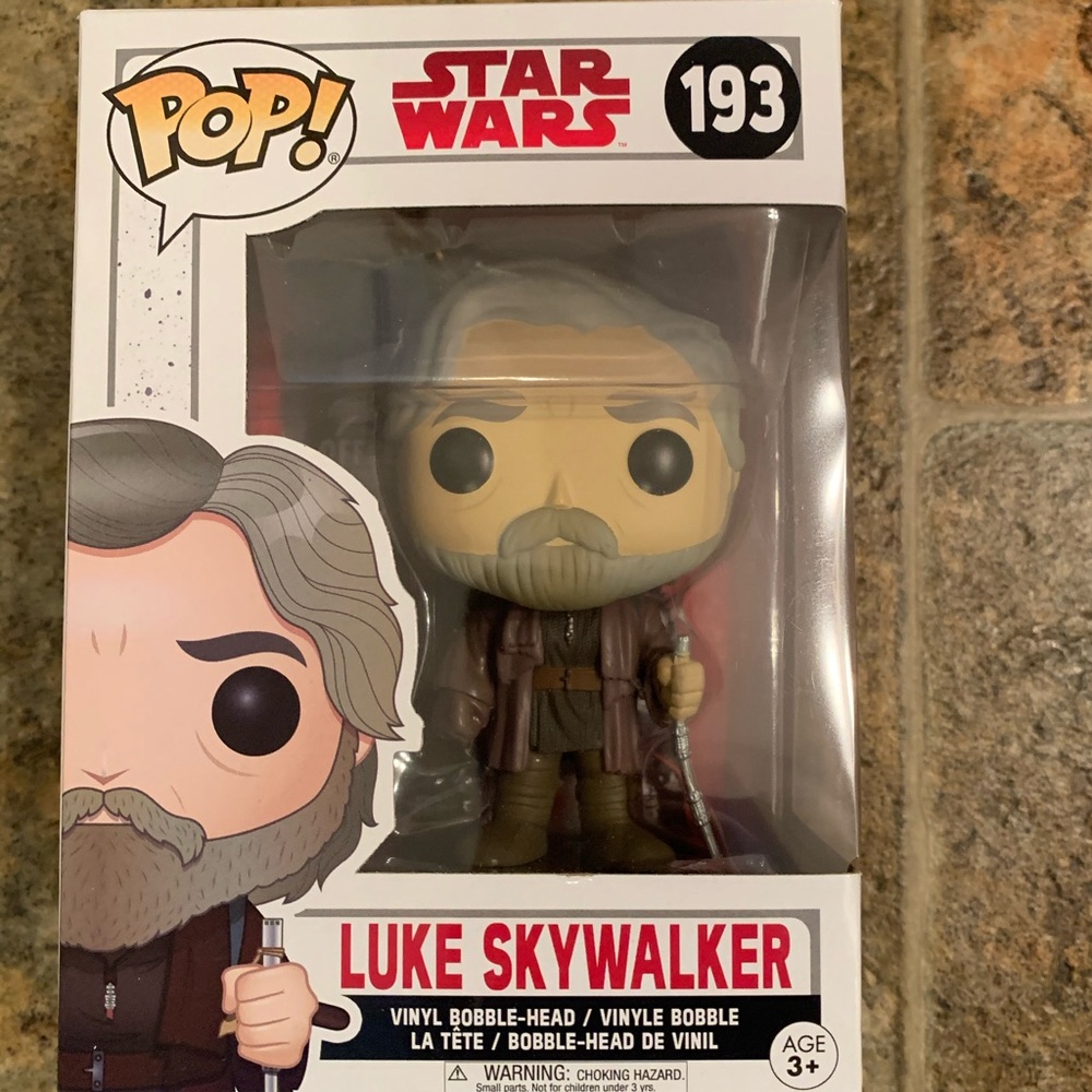 NWT Unopened Luke Skywalker Funko Pop 193